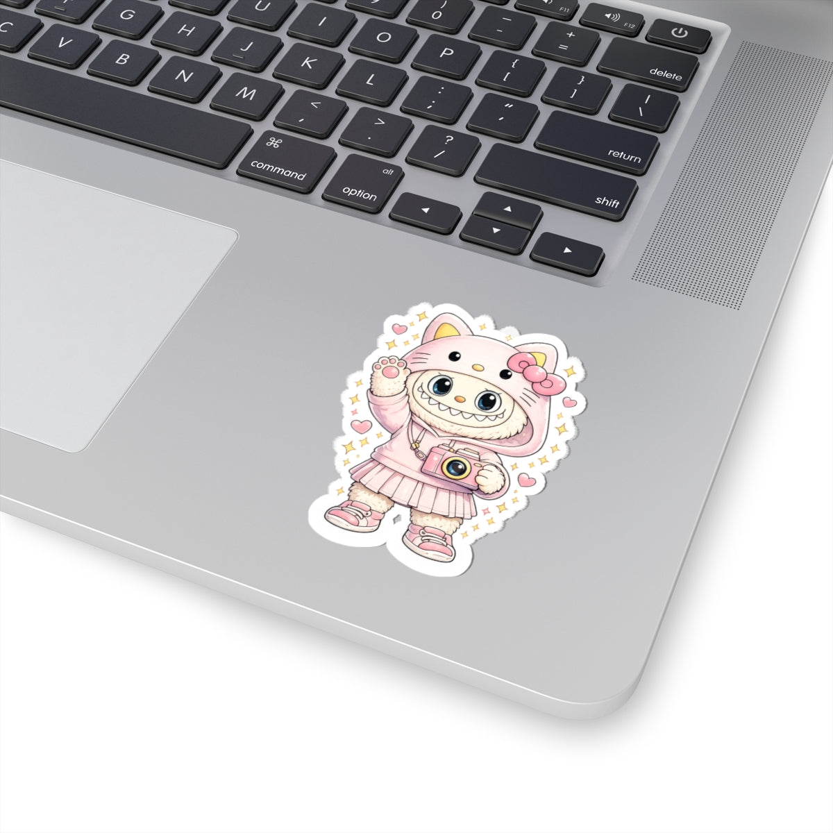 Cute Labubu Kitty Kiss-Cut Sticker