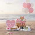 Hello Kitty Baby Girl Digital Pregnancy Announcement, Digital Download