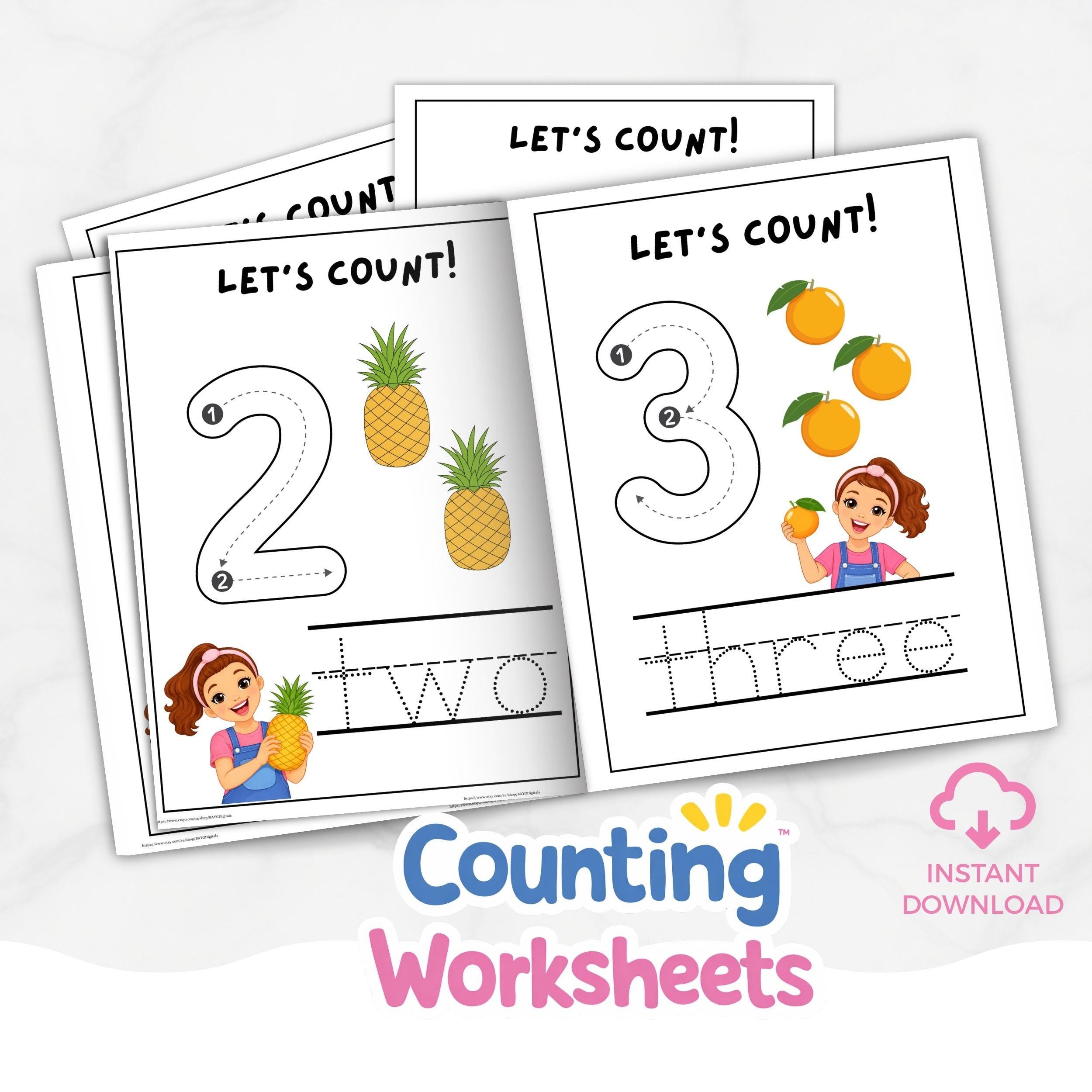Ms. Rachel Learning Coloring Worksheet Bundle, Pre-K-Grade 2 Activity Pack (Digital Download)